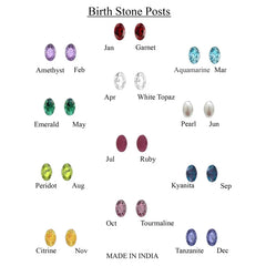 birthstone earrings