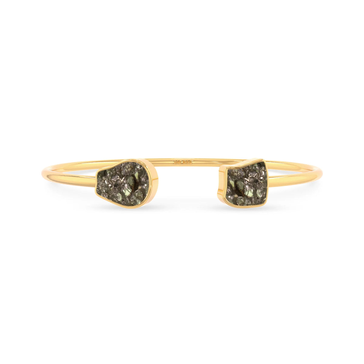 pyrite twister bracelet