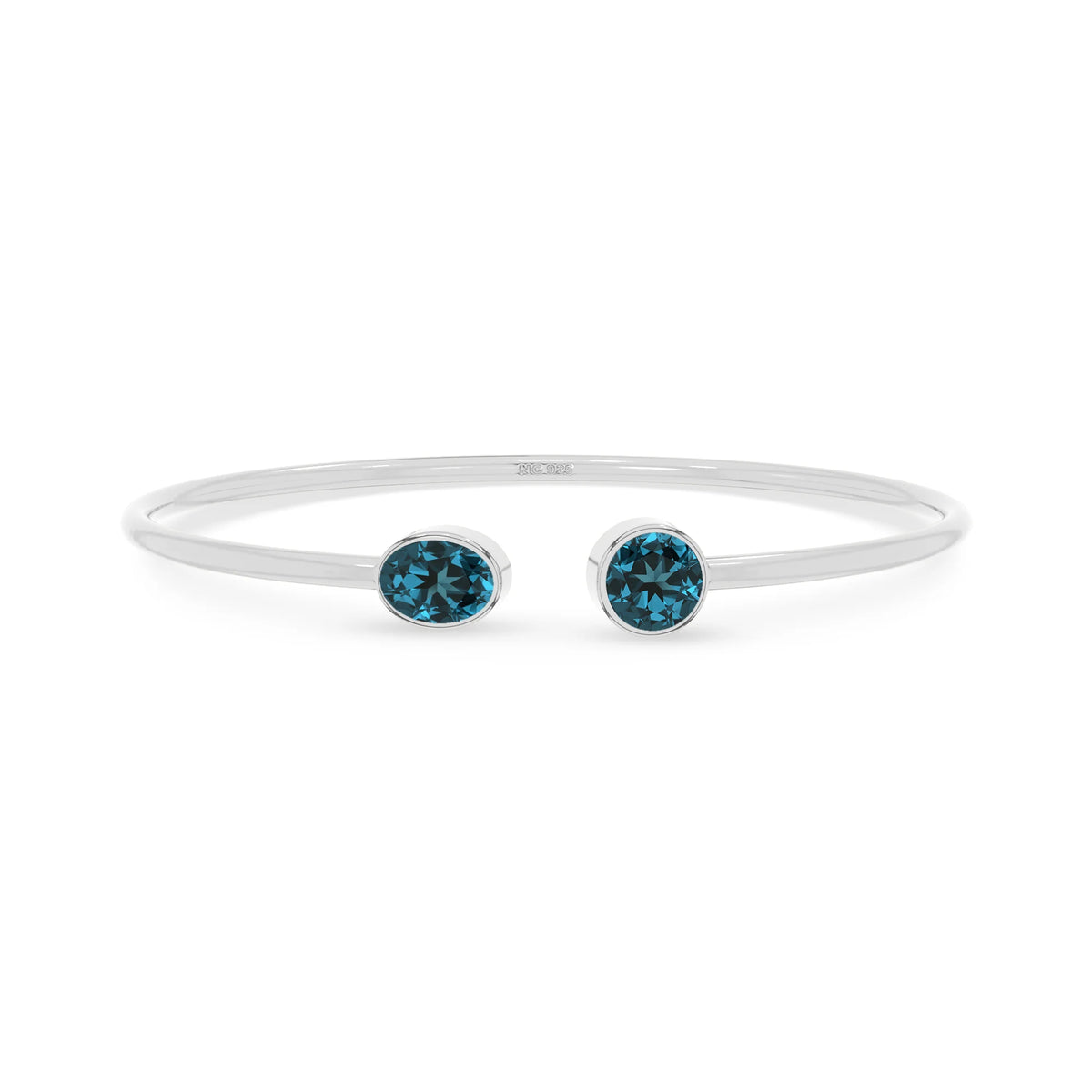 london blue topaz cut bracelet