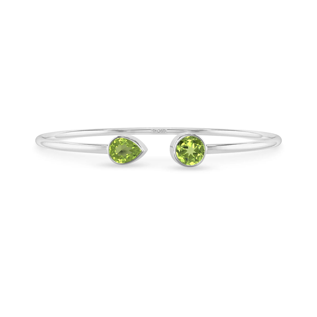 peridot cut bracelet