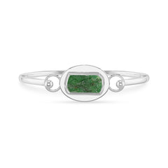 emerald rough bracelet