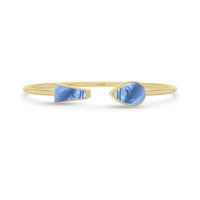 blue opal cab bracelet