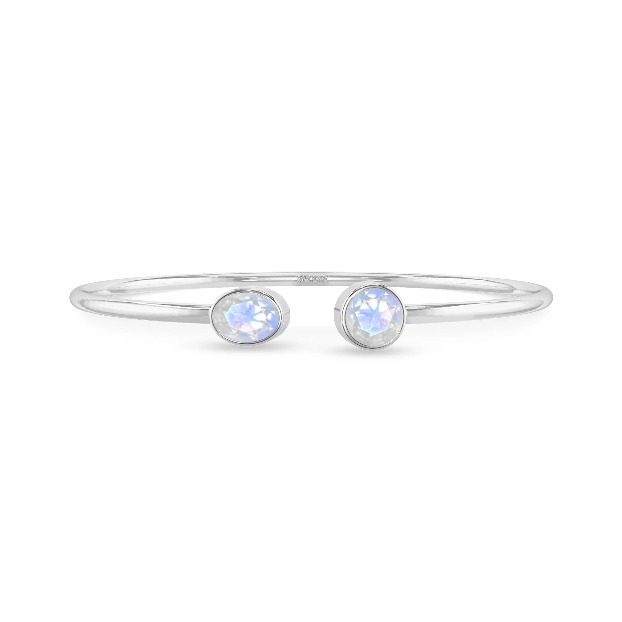 rainbow moonstone cut bracelet