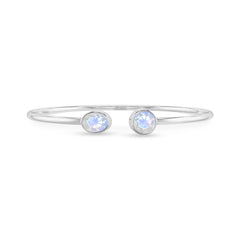 rainbow moonstone cut bracelet