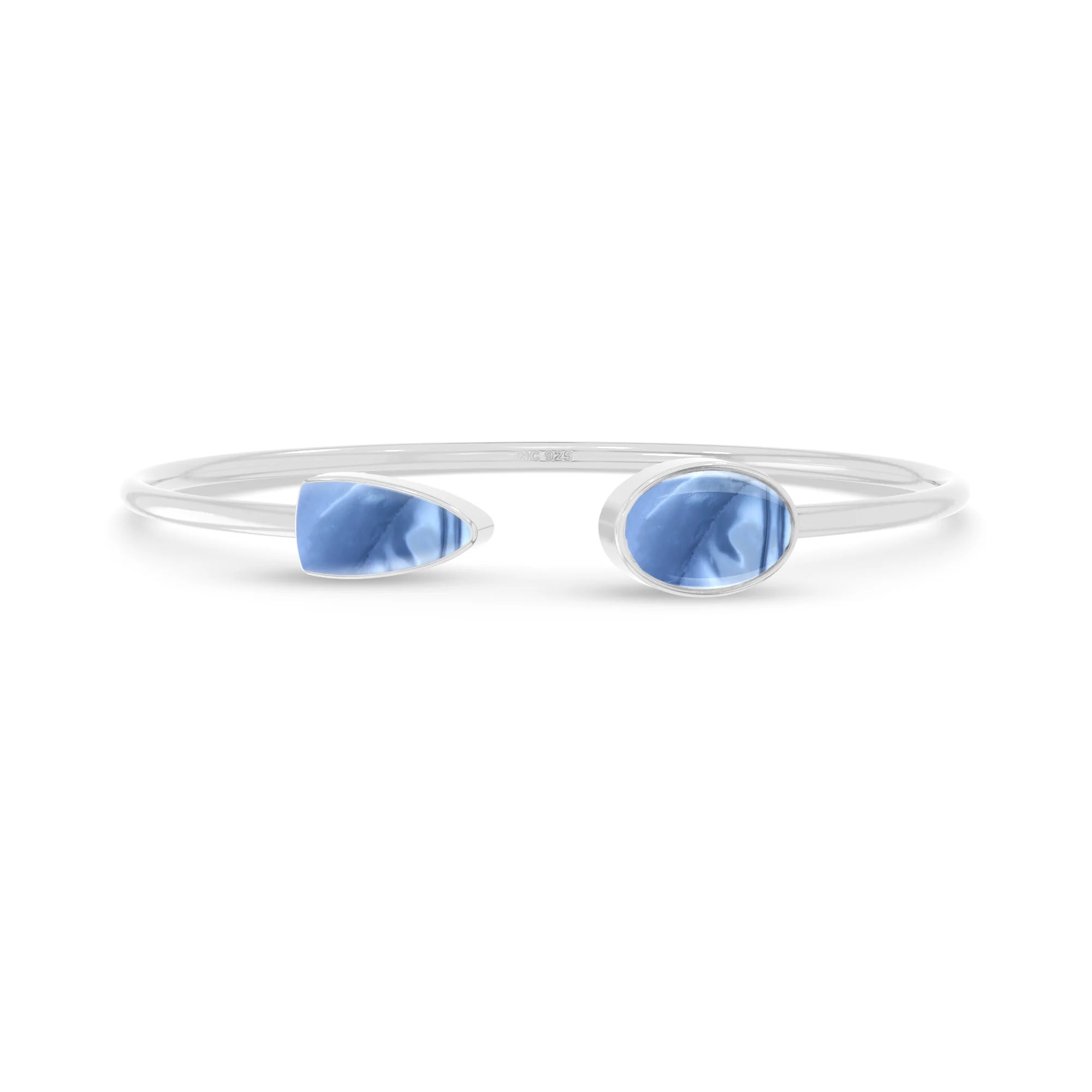 blue opal cab bracelet