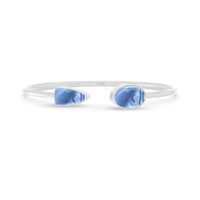 blue opal cab bracelet