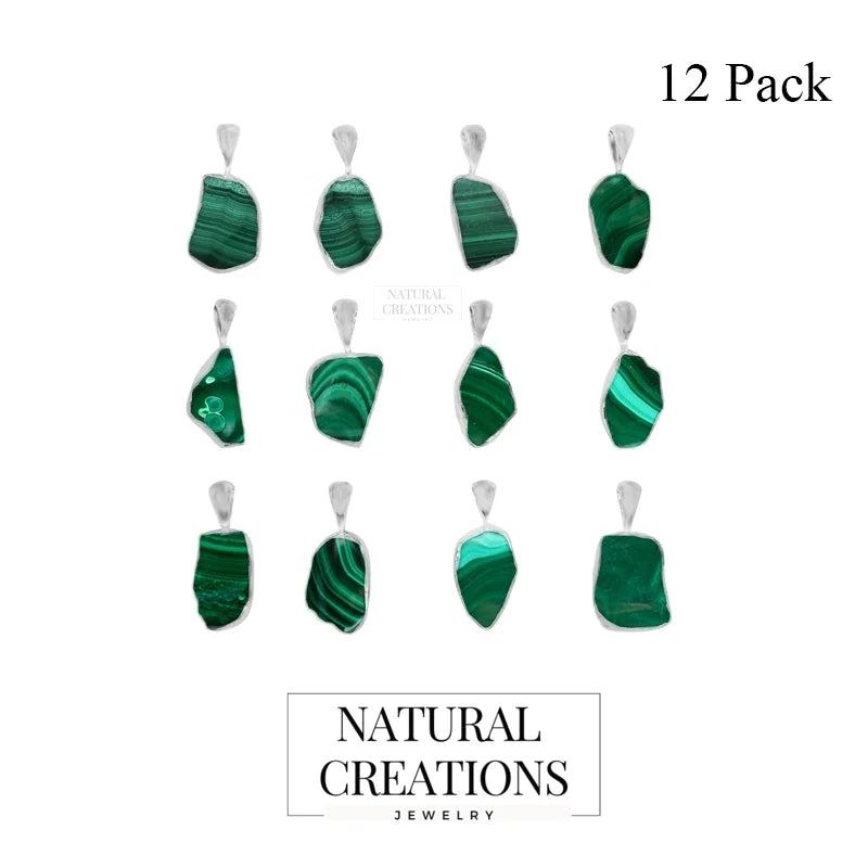 malachite pendant