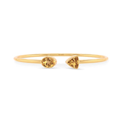 citrine cut bracelet