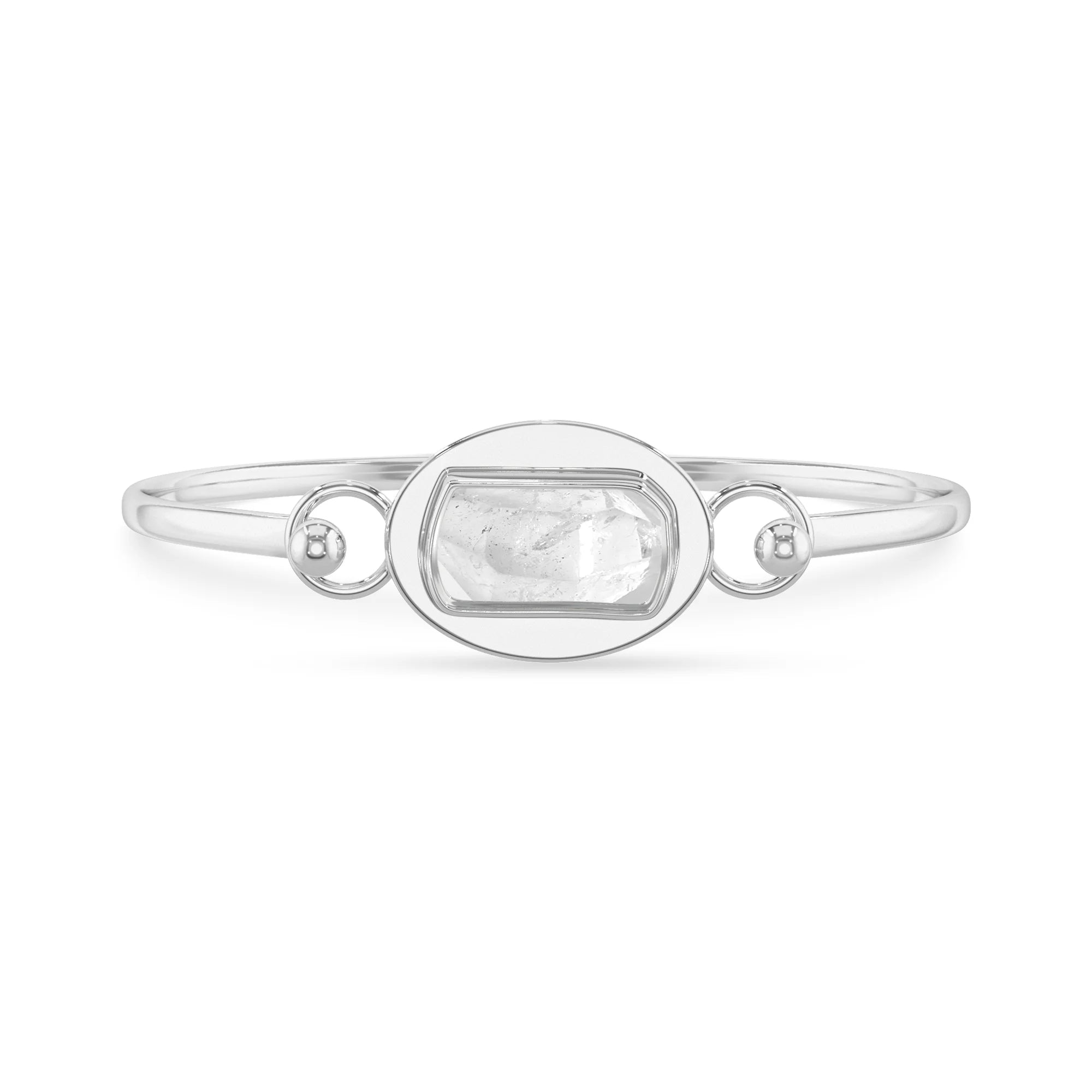 herkimer rough bracelet
