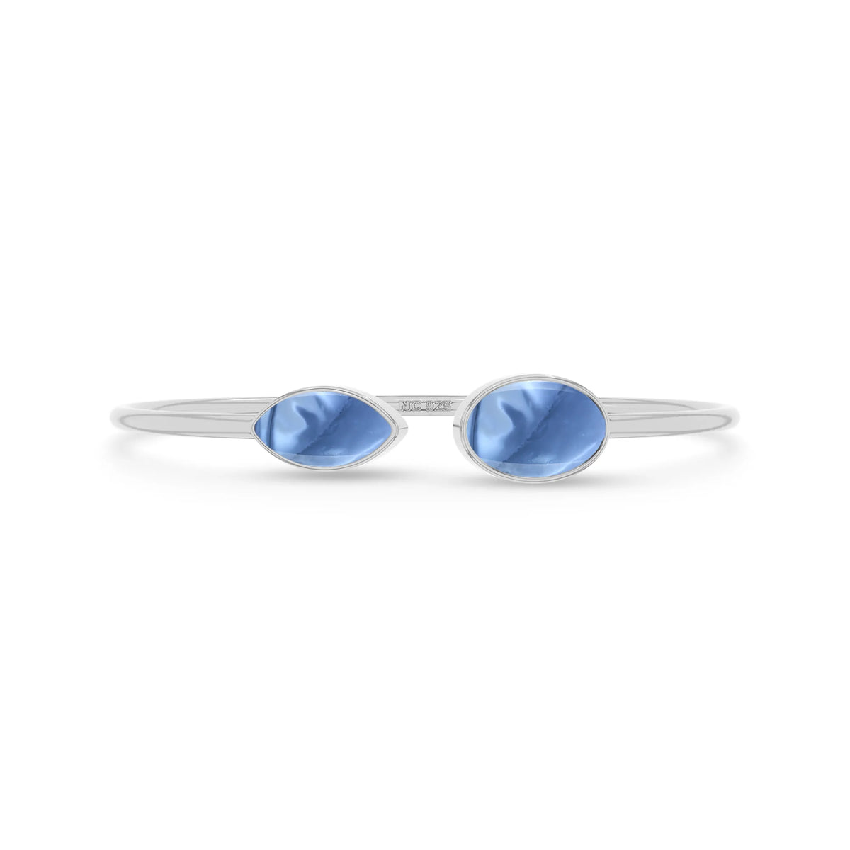blue opal cab bracelet