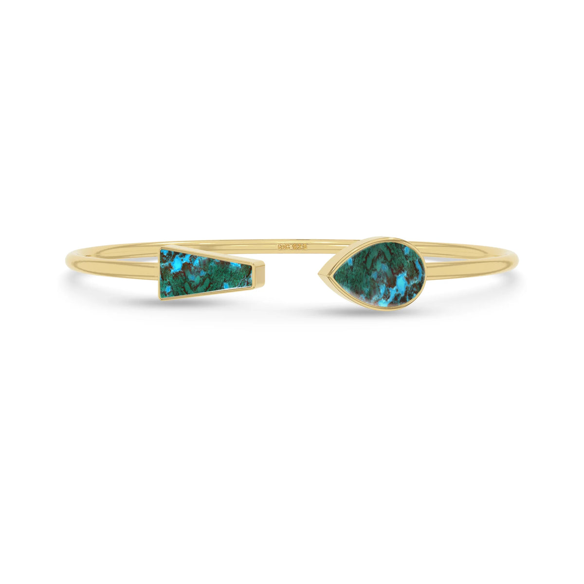 chrysocolla cab bracelet