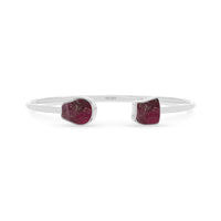 rhodolite garnet twister bracelet
