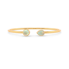 ethiopian opal cab bracelet