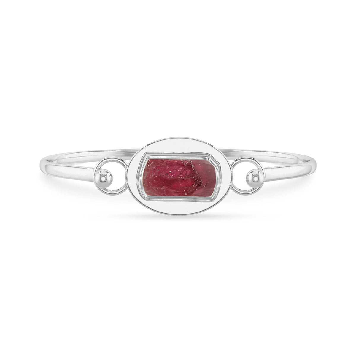 pink tourmaline rough bracelet