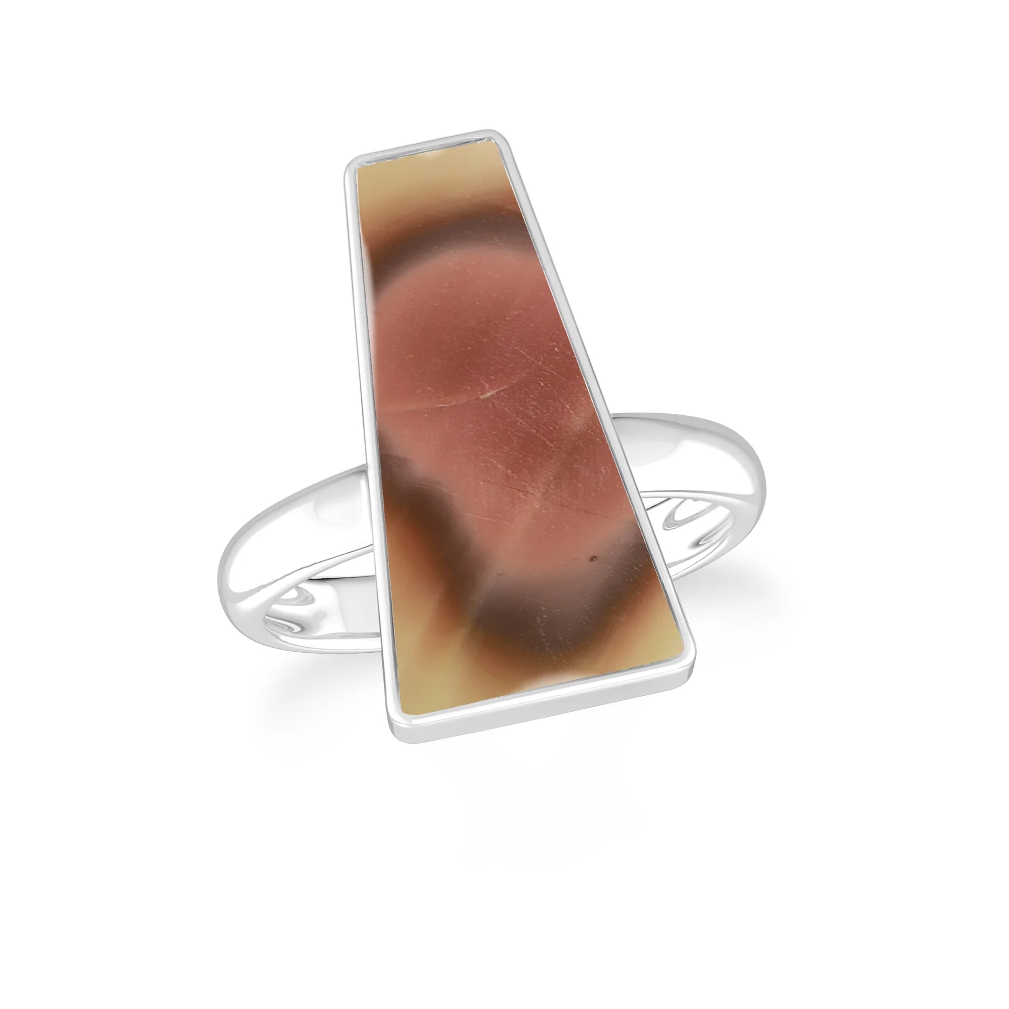 imperial-jasper bezel-set ring