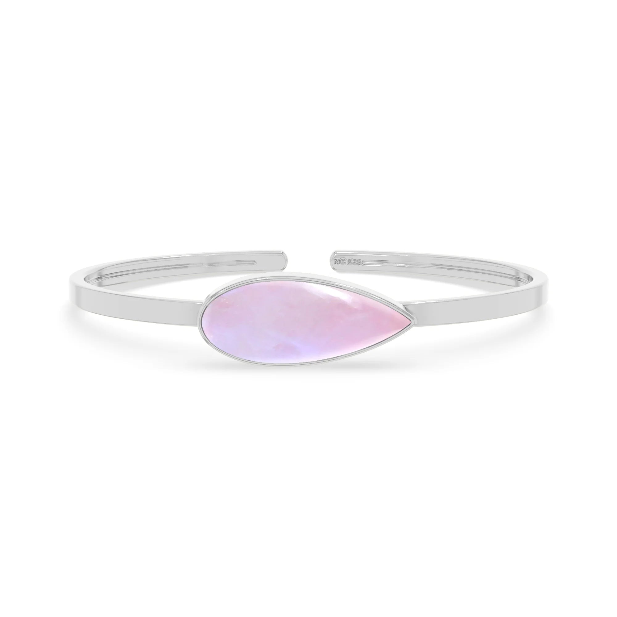 pink moonstone rough bracelet