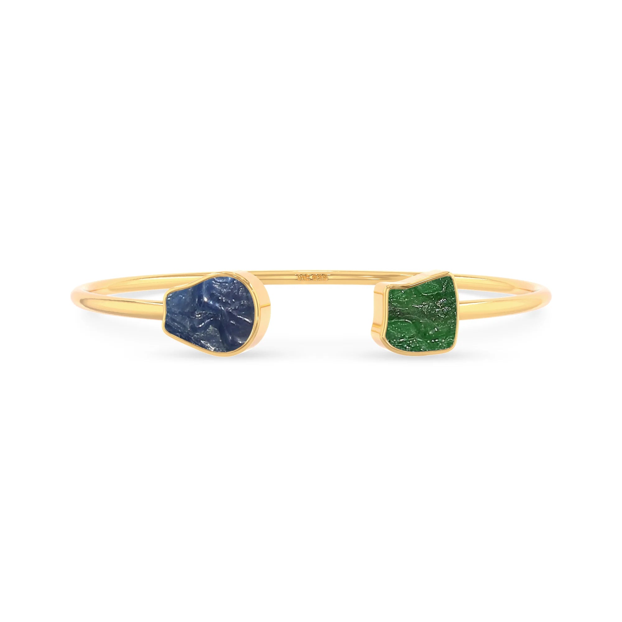 blue sapphire twister bracelet