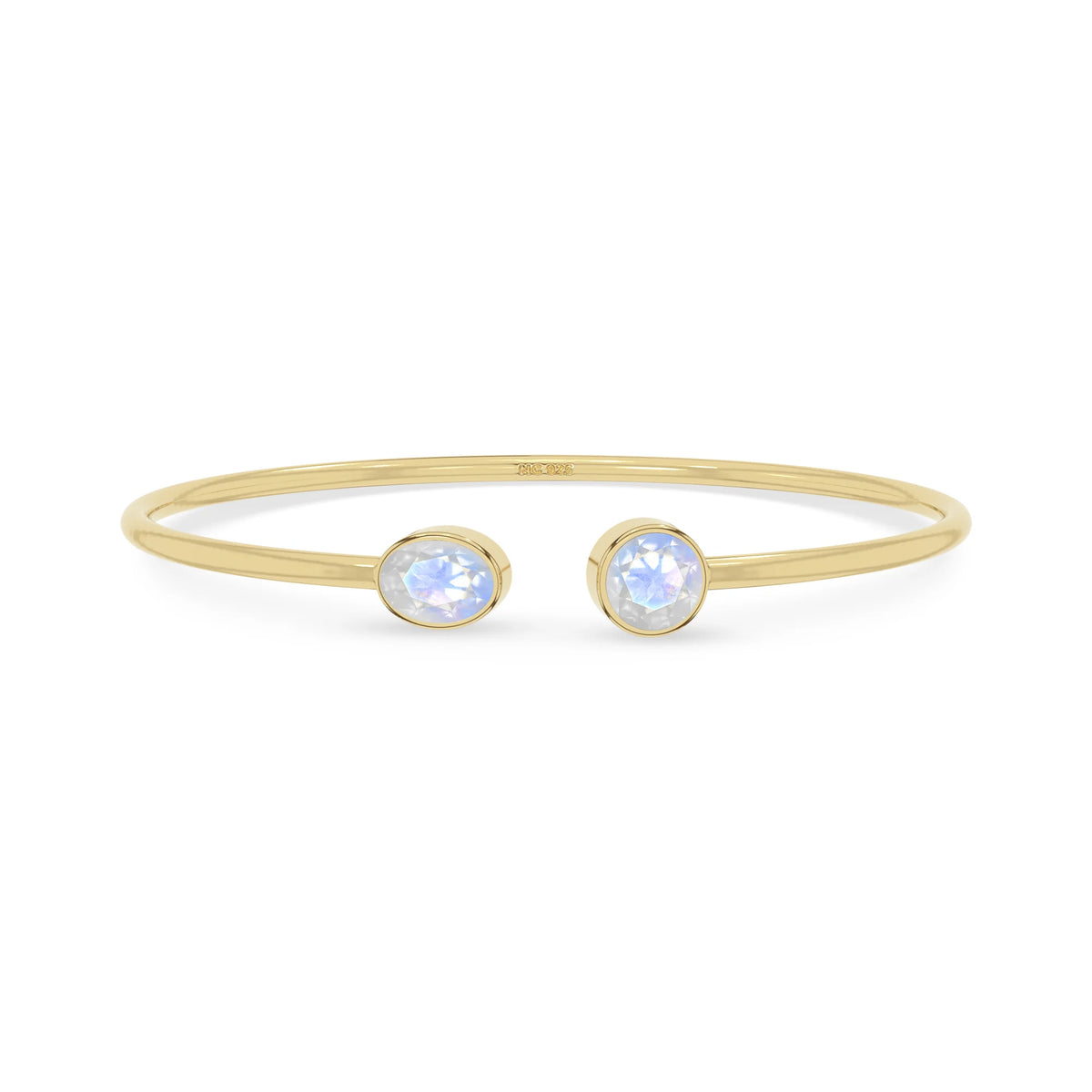 rainbow moonstone cut bracelet