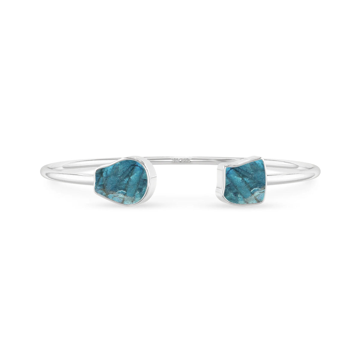labradorite twister bracelet