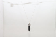 black tourmaline pendant