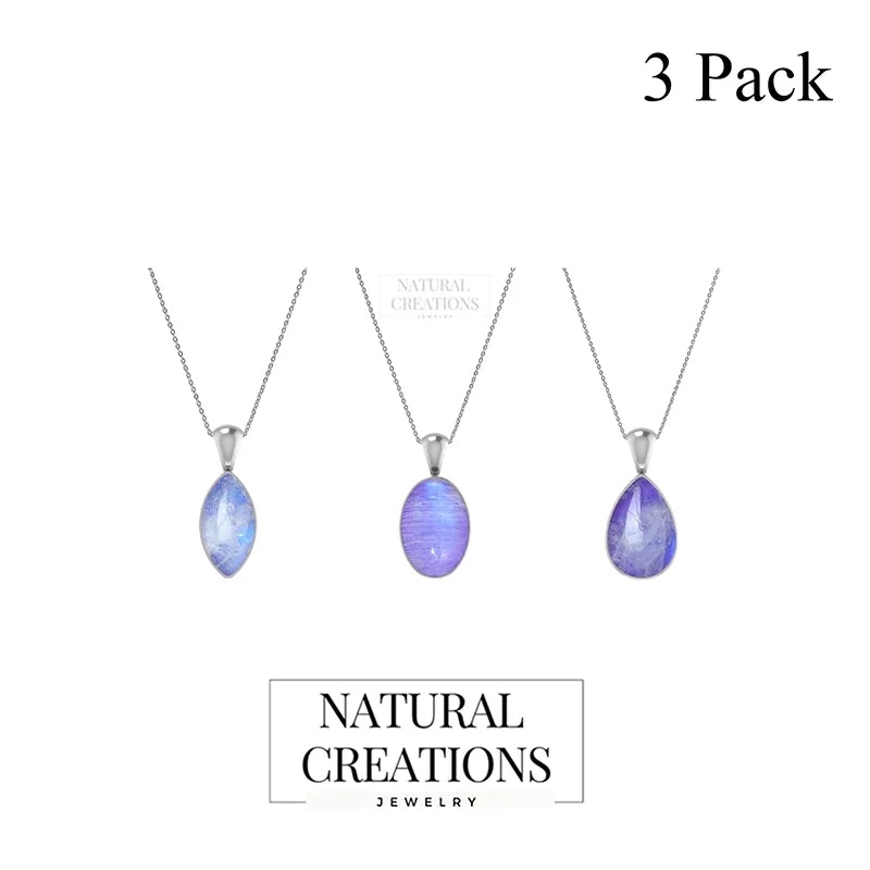 purple moonstone pendant