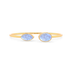 rainbow moonstone cab bracelet