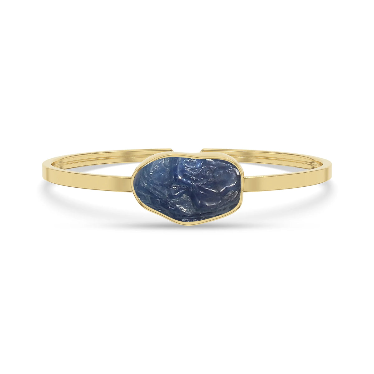 blue sapphire rough bracelet