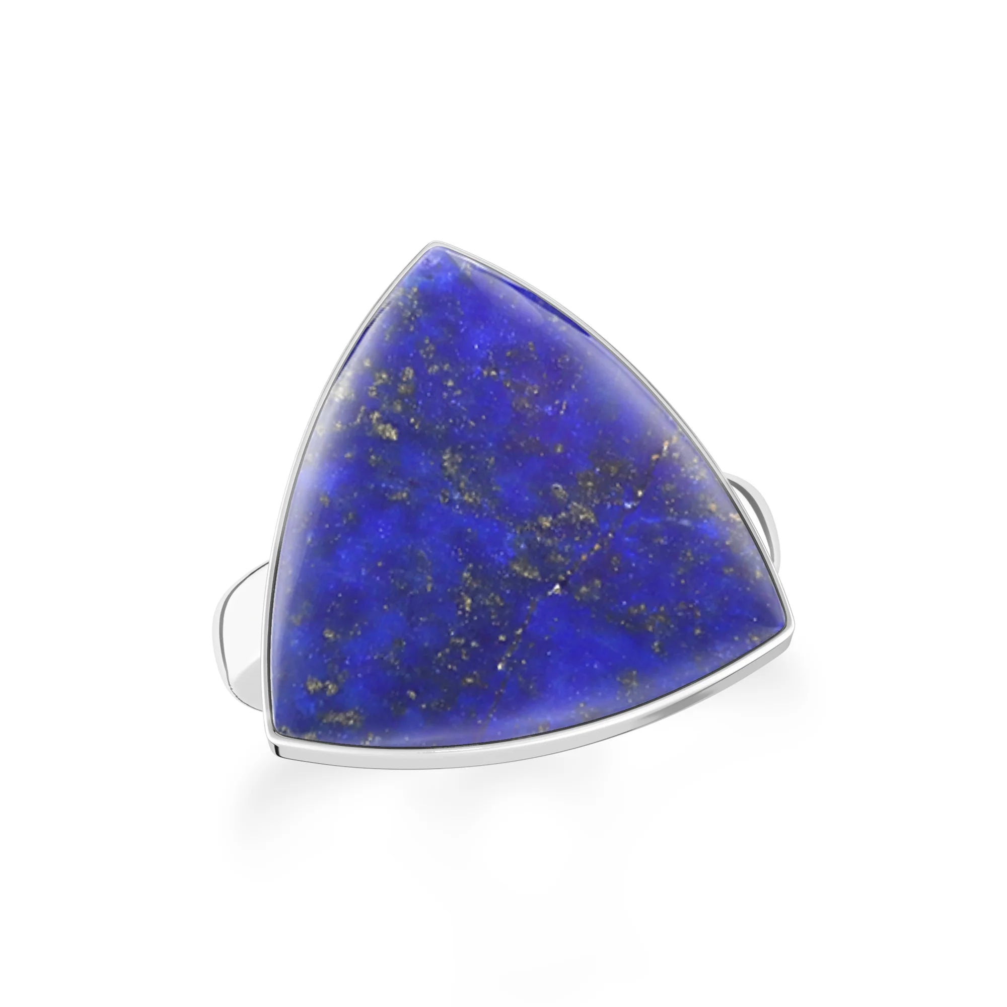 lapis-lazuli bezel-set ring