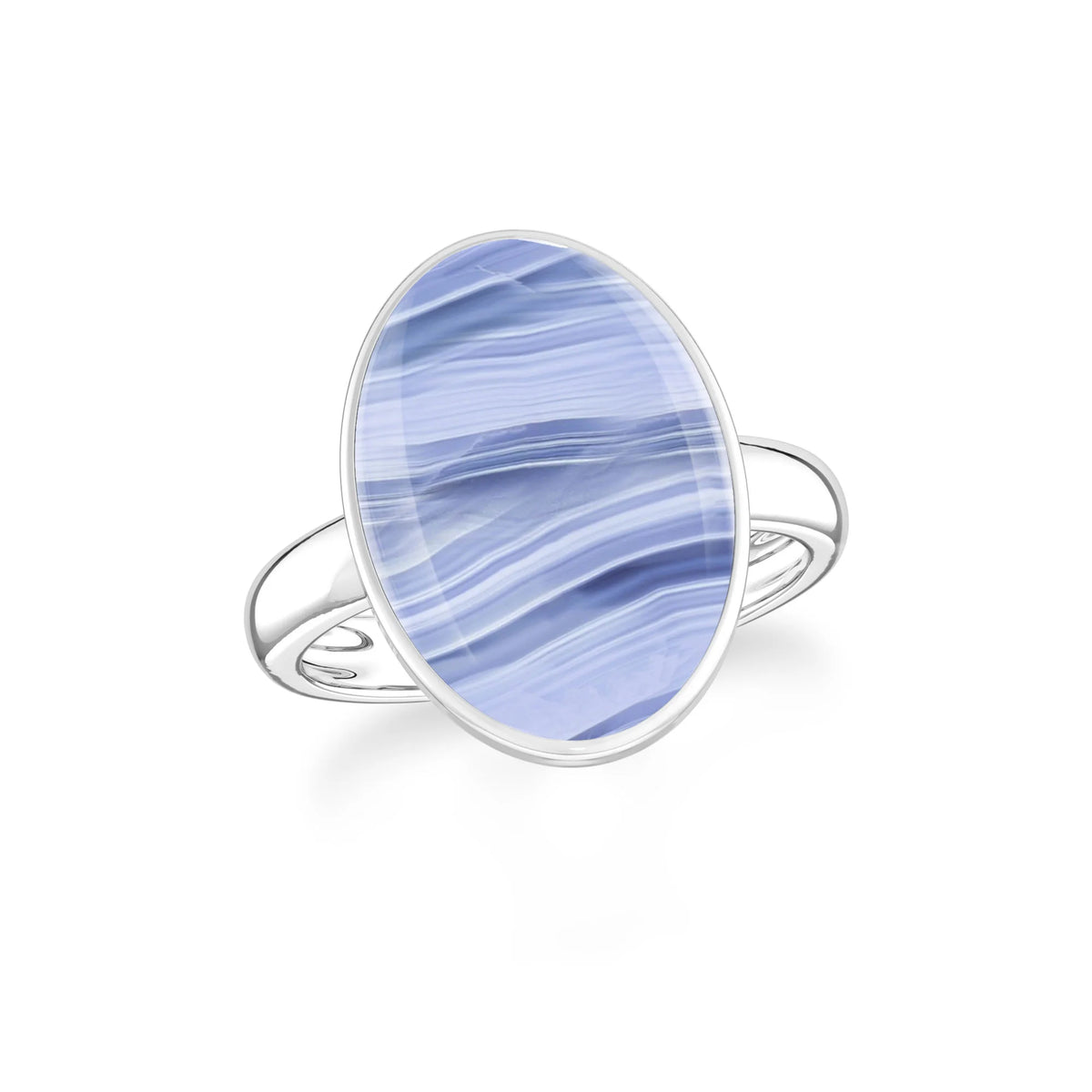 blue-lace-agate bezel-set ring