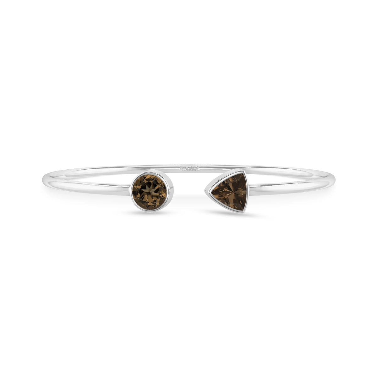 smoky quartz cut bracelet