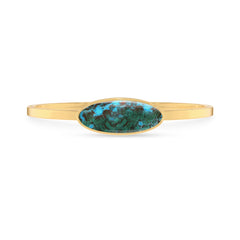 chrysocolla rough bracelet