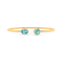 paraiba apatite cut bracelet
