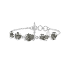 meteorite rough bracelet