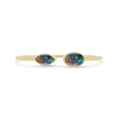 azurite malachite cab bracelet