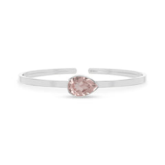 rose quartz cut bracelet