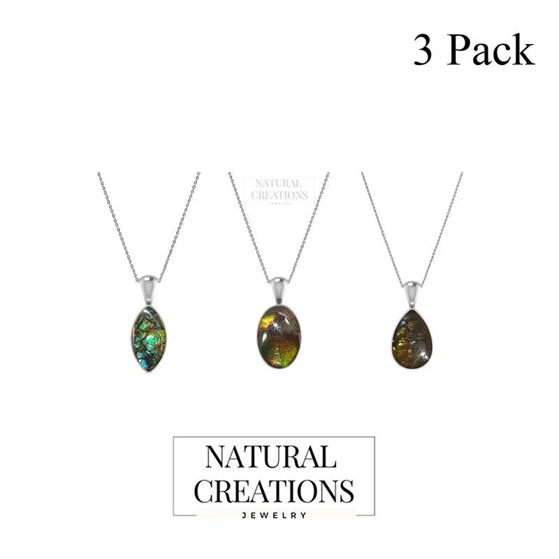 ammolite pendant