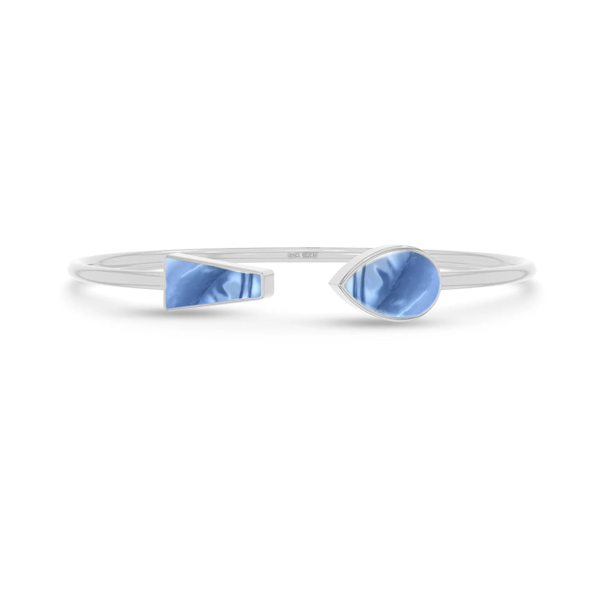 blue opal cab bracelet