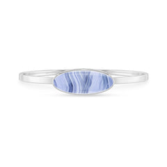 blue lace agate rough bracelet