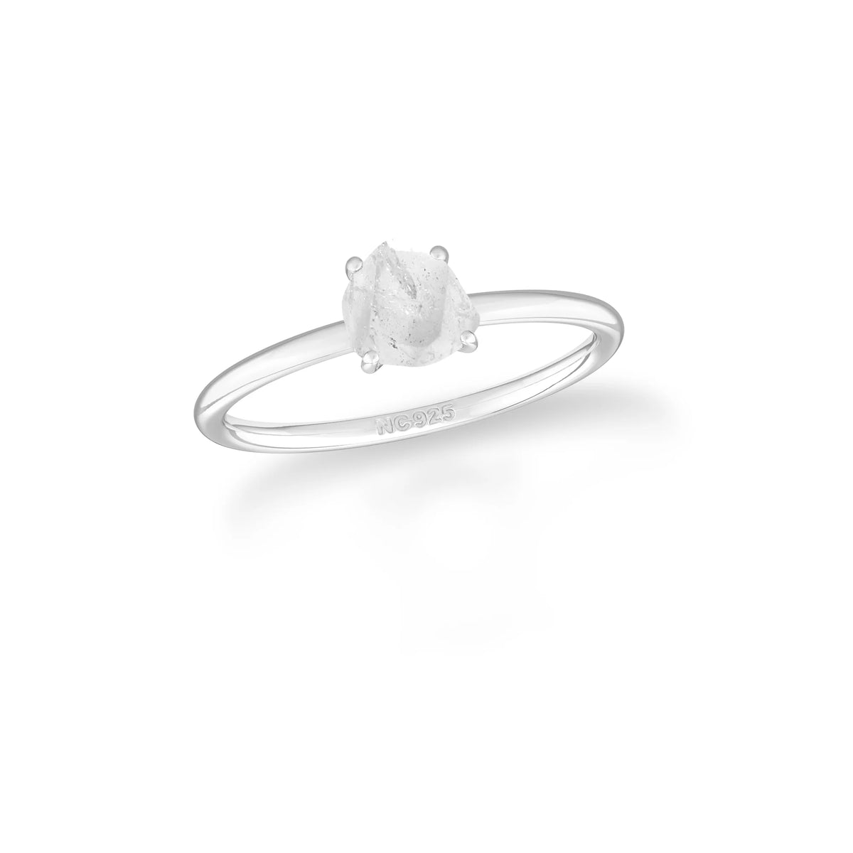 herkimer stackable prong-set ring