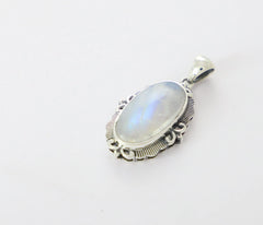 rainbow moonstone pendant