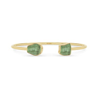 green tourmaline twister bracelet