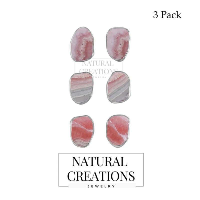 rhodochrosite earrings 