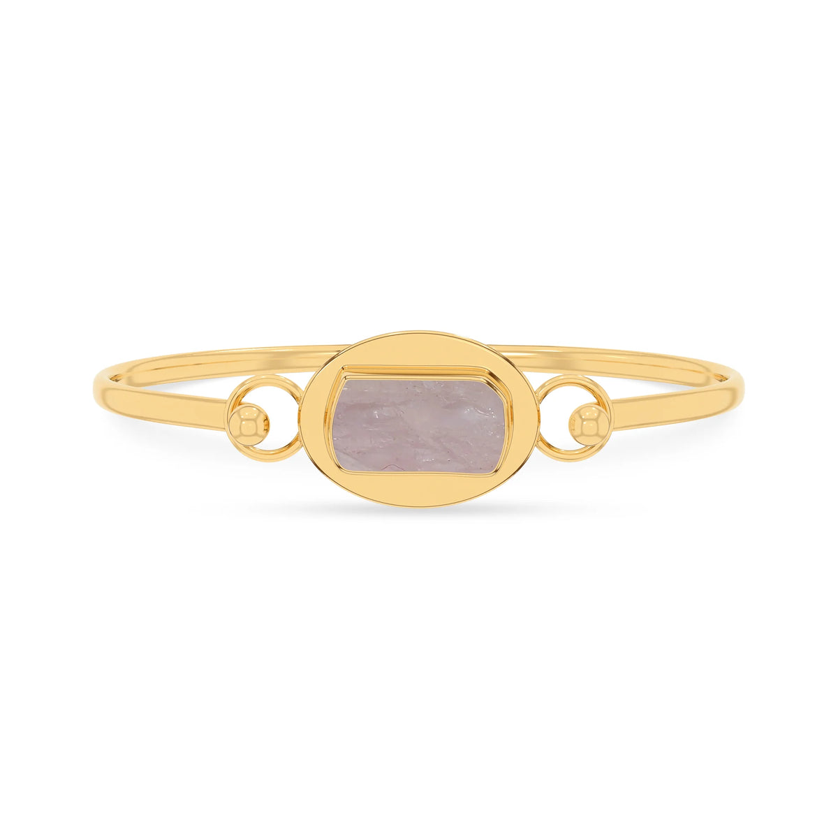 morganite rough bracelet