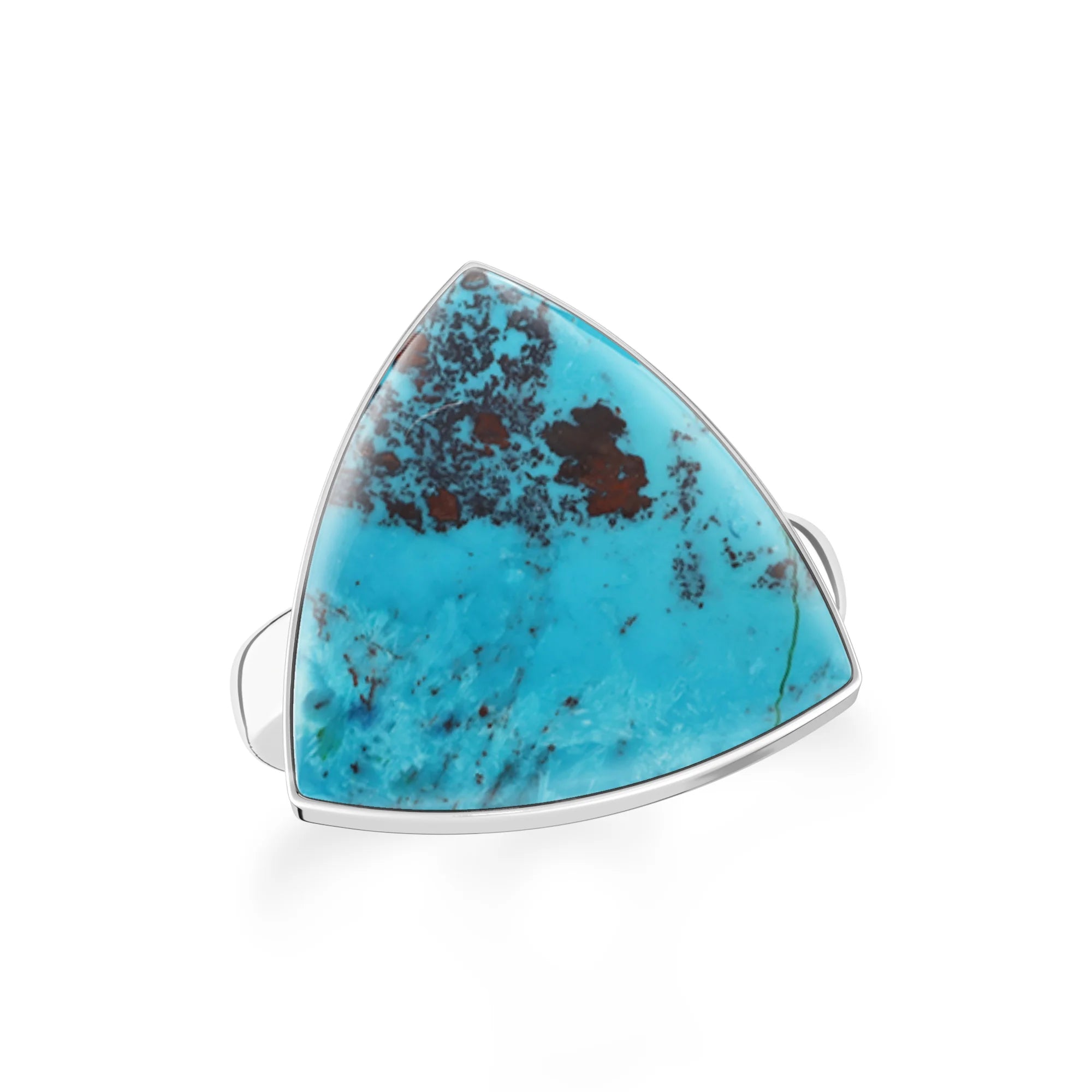 shattuckite bezel-set ring