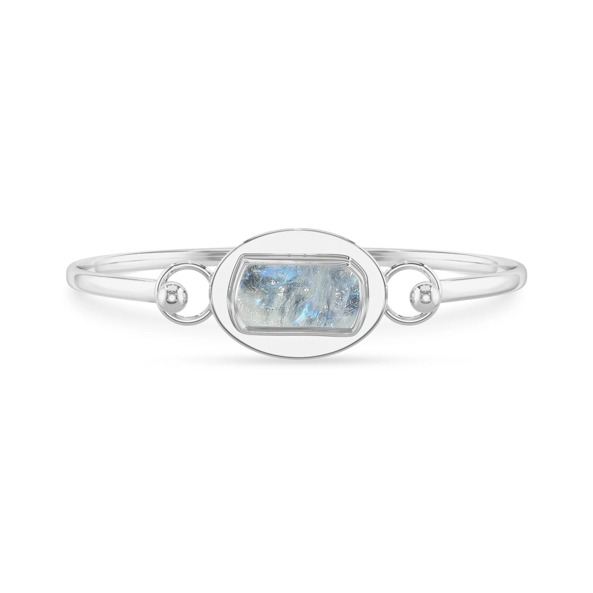 rainbow moonstone rough bracelet