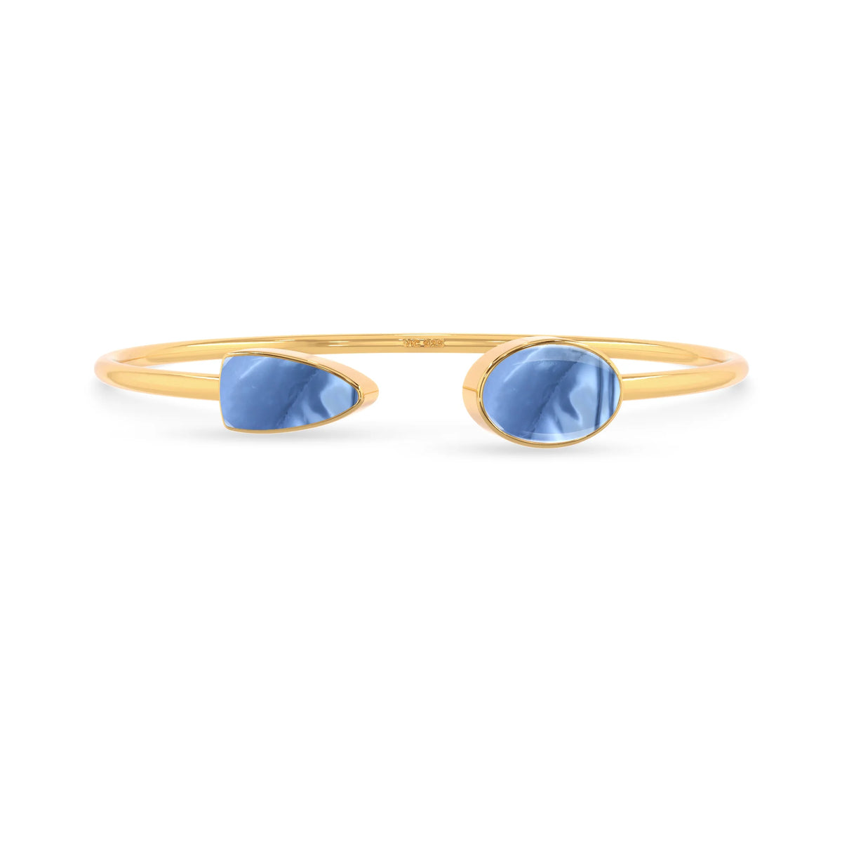 blue opal cab bracelet