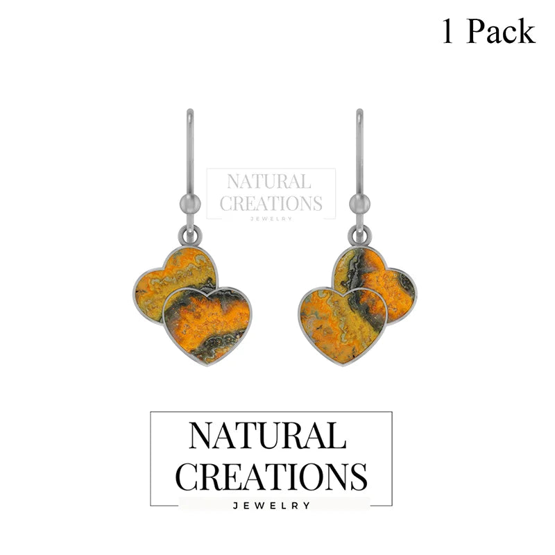 bumble bee slice earrings