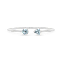 aquamarine cut bracelet