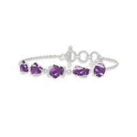 amethyst rough bracelet