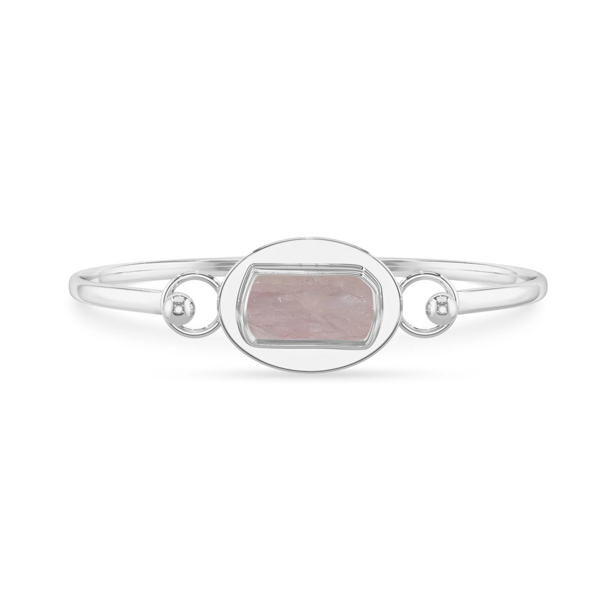 morganite rough bracelet